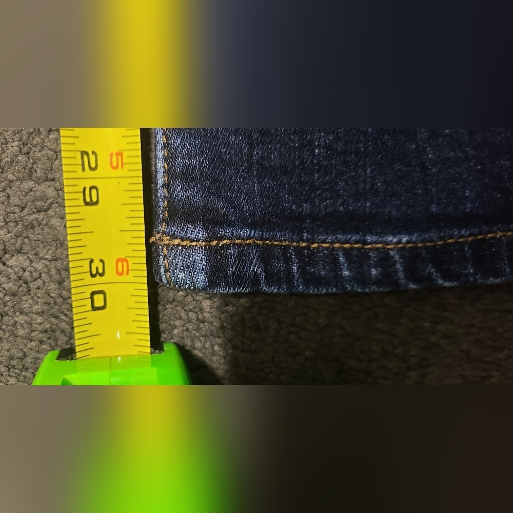 Lauren Jeans Co. Ralph Lauren classic bootcut denim jeans women's 14 Rise11" - Picture 5 of 16